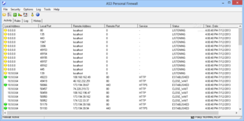 AS3 Personal Firewall screenshot