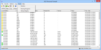 AS3 Personal Firewall screenshot 3
