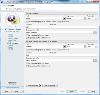 ASA Data Sync screenshot