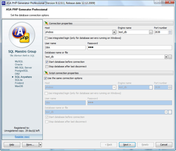 ASA PHP Generator Free screenshot