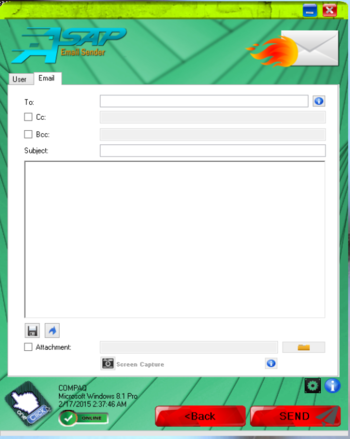ASAP Email Sender screenshot 2