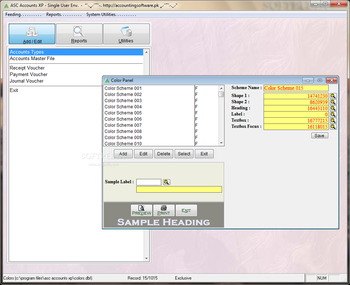 ASC Accounts XP screenshot 7