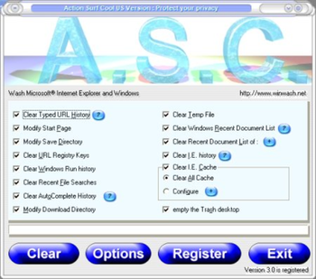 A.S.C. Protect your privacy screenshot