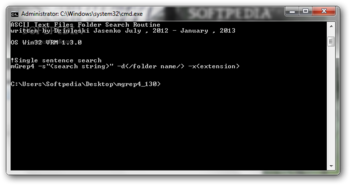 ASCII Text Files Folder Search Routine screenshot