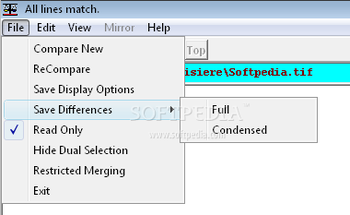 ASCIIDiff Text File Comparison Utility screenshot 3