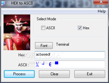 Ascii/Hex screenshot 2