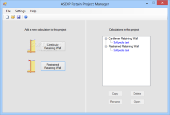 ASDIP Retain screenshot