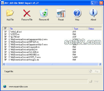 ASF-AVI-RM-WMV Repair screenshot 3