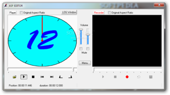 ASF EDITOR screenshot