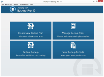 Ashampoo Backup Pro 10 screenshot