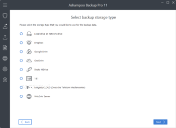 Ashampoo Backup Pro screenshot 2