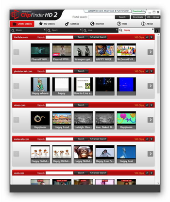 Ashampoo ClipFinder HD 2 screenshot 2