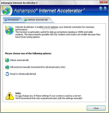 Ashampoo Internet Accelerator 3 screenshot 3