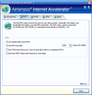 Ashampoo Internet Accelerator Free screenshot 3