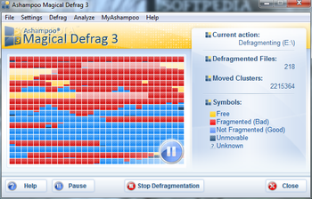 Ashampoo Magical Defrag screenshot