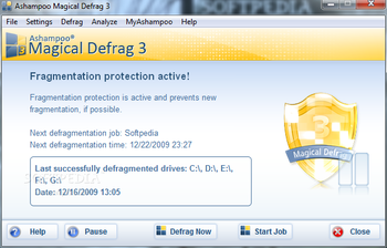 Ashampoo Magical Defrag screenshot 2