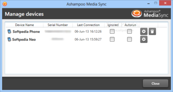 Ashampoo Media Sync screenshot