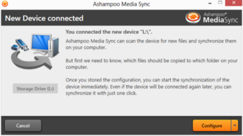 Ashampoo Media Sync screenshot