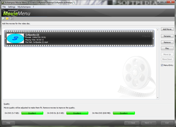 Ashampoo Movie Menu screenshot 2