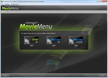 Ashampoo Movie Menu screenshot