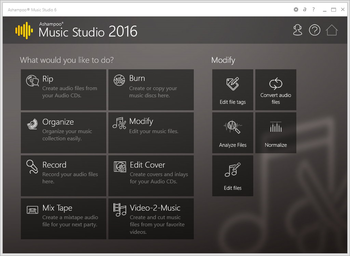 Ashampoo Music Studio 2016 screenshot