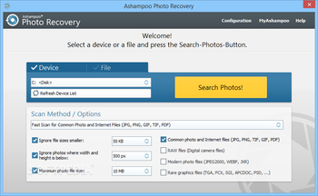 Ashampoo Photo Recovery screenshot