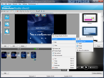 Ashampoo Slideshow Studio Elements screenshot