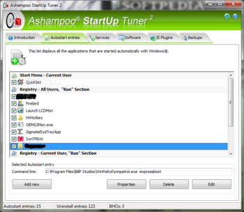Ashampoo StartUp Tuner screenshot 2