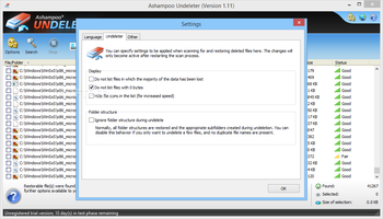 Ashampoo Undeleter screenshot 2