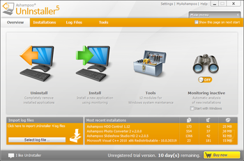 Ashampoo UnInstaller 6 screenshot