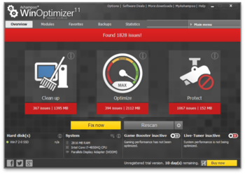 Ashampoo WinOptimizer 12 screenshot 8