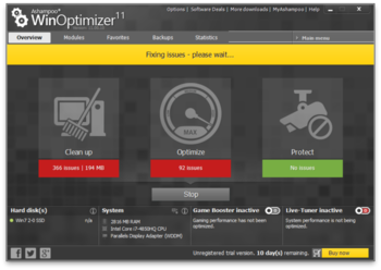 Ashampoo WinOptimizer 12 screenshot 9