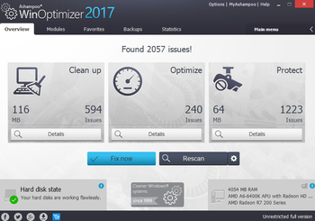 Ashampoo WinOptimizer 2017 screenshot 3