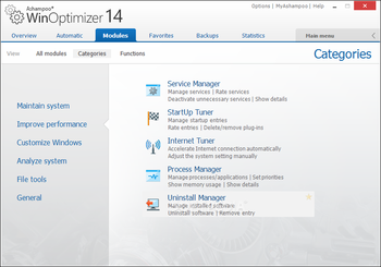 Ashampoo WinOptimizer screenshot 10