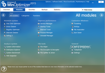 Ashampoo WinOptimizer Free screenshot 3