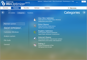 Ashampoo WinOptimizer Free screenshot 4