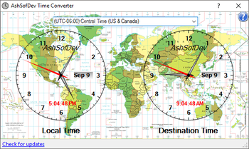 AshSofDev Time Converter screenshot