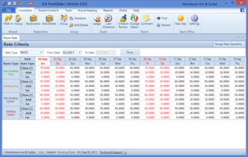 ASI FrontDesk Hotel Motel Software screenshot 4