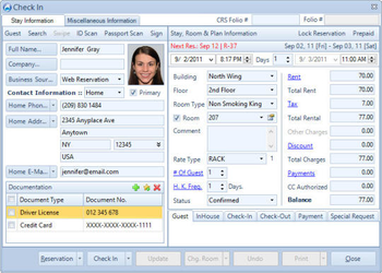 ASI FrontDesk Hotel Motel Software screenshot 7