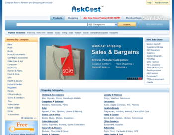 Askcost Datefeed API for OSCommerce screenshot