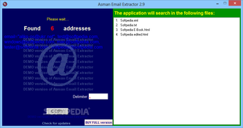 Asman Email Extractor screenshot 2