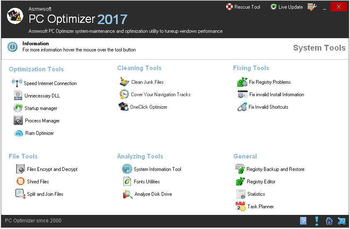 Asmwsoft PC Optimizer screenshot