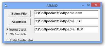 ASMz80 screenshot
