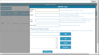 ASN Active Directory Network Manager screenshot