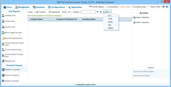 ASN AD Inactive Account Tracker screenshot 2