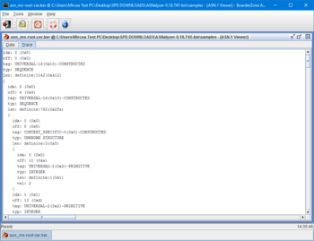 ASN.1 Analyzer screenshot 3