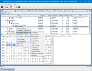 ASN.1 Analyzer screenshot 4