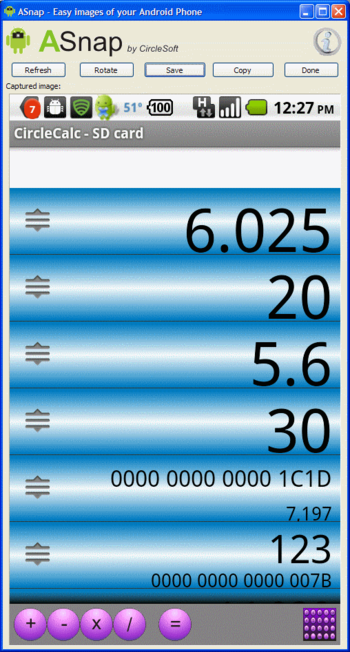 ASnap screenshot