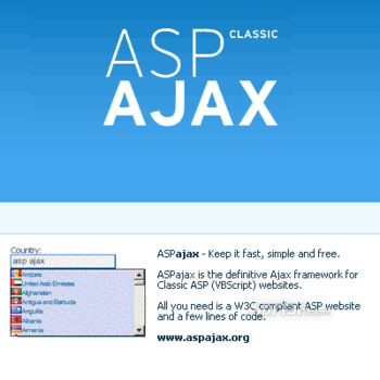 ASP Ajax screenshot 2