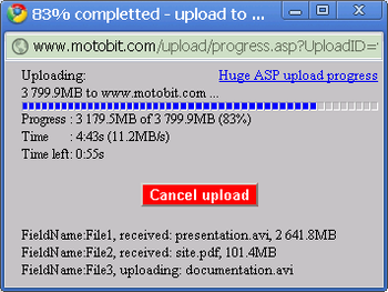 ASP huge file upload screenshot 2
